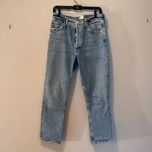 Citizens Of Humanity Jolene Light Blue Straight Ankle Jeans
